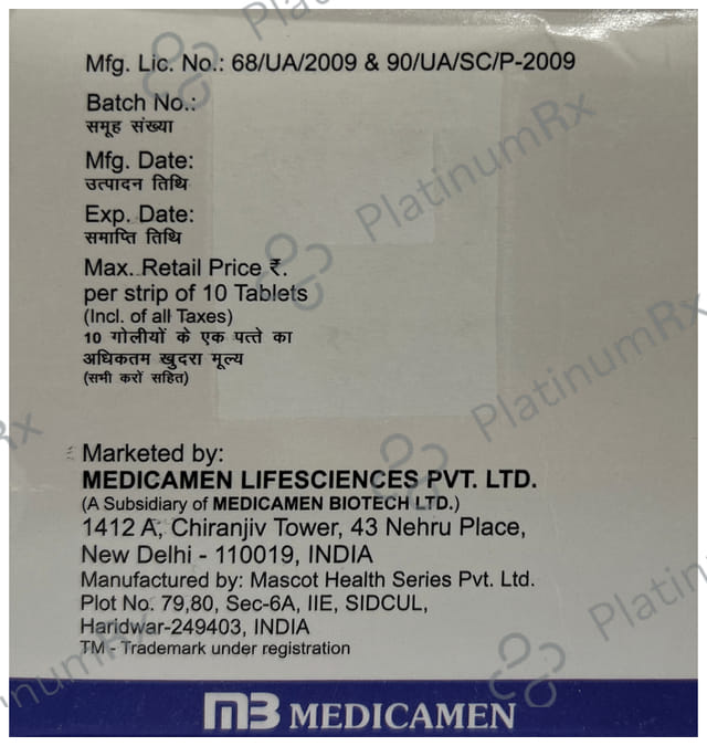 Affodapa SM 500mg Tablet ER 10s