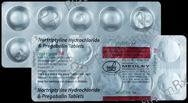 Nortipan 50mg/10mg Tablet