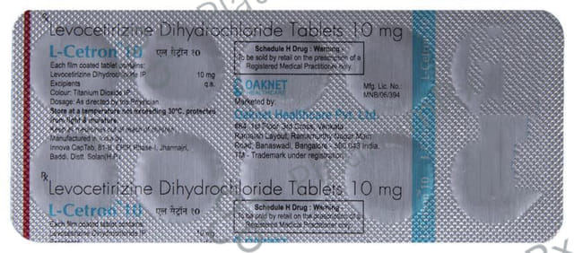 L-Cetron 10 Tablet