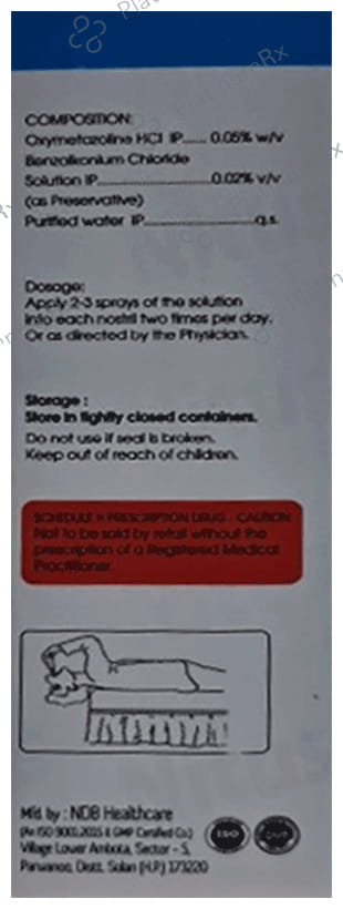 Nitus Nasal Spray 10ml