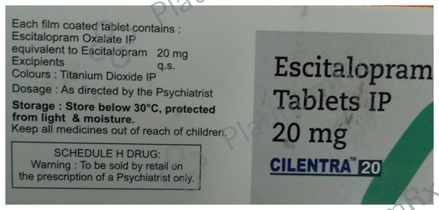 Cilentra 20mg Tablet 10s