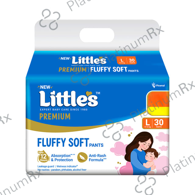 Little's Comfy Cottonsoft Baby Pants Diaper - Size Large