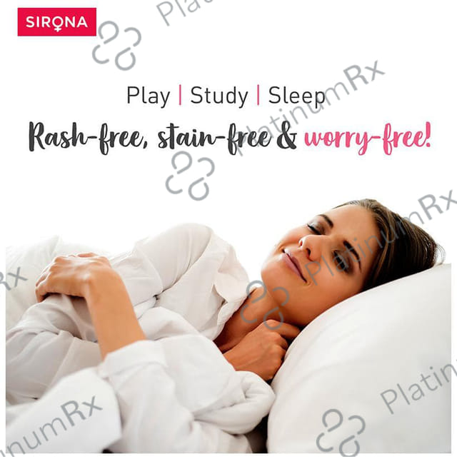Sirona Natural & Ultra-Thin Rash-Free Sanitary Pads Large