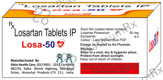 Losa 50 Tablet 10 Tablet Dr. Ethix's Product