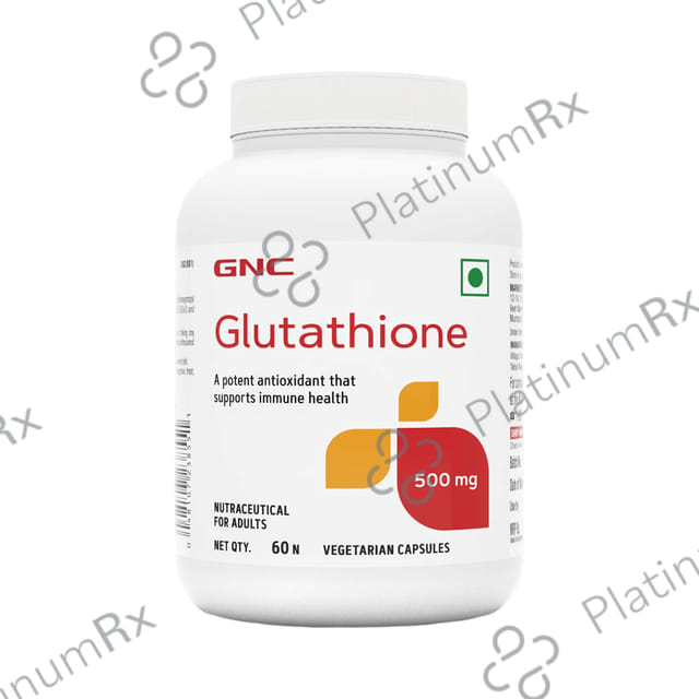 GNC Glutathione 500mg Vegetarian Capsule