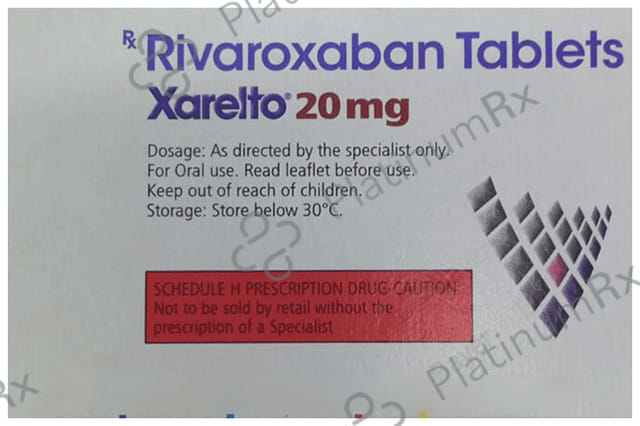 Xarelto 20mg Tablet 14s