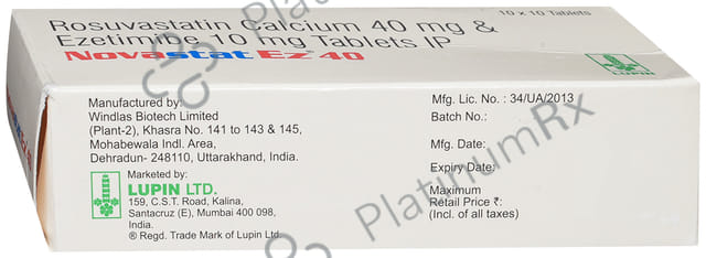 Novastat EZ 40/10mg Tablet 10s