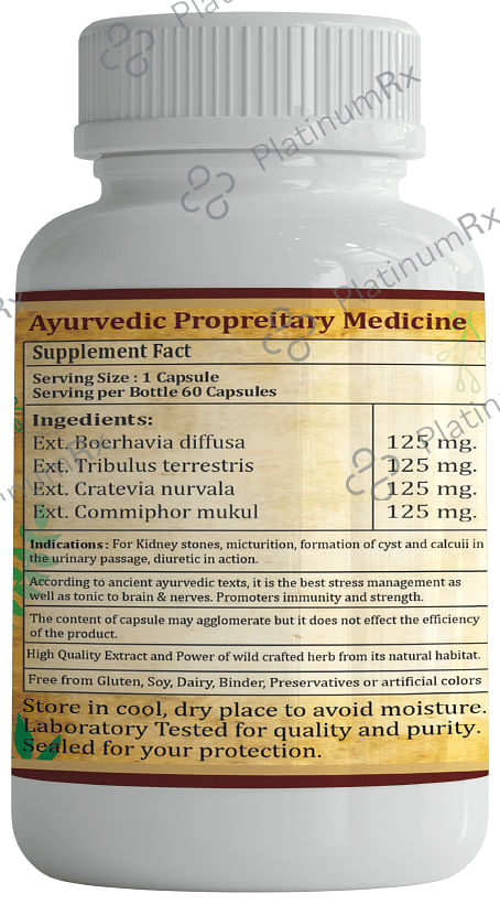 Ayurveda Yogashram Remedies Reno + Kidney care Capsule