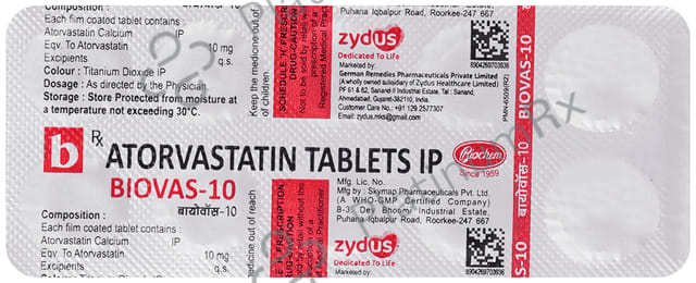 Biovas 10mg Tablet 10s