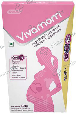 Vivamom High Protein Flavour Vanilla Powder 400gm