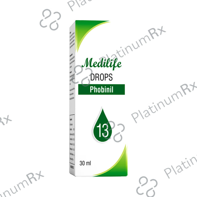 Medilife No 13 Phobinil Drop (30ml Each) 1 Bottle