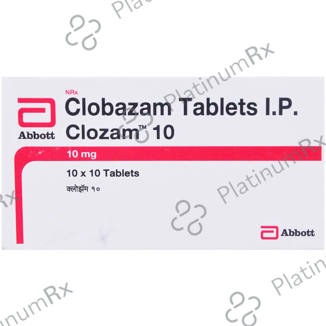 Clozam 10mg Tablet 10s