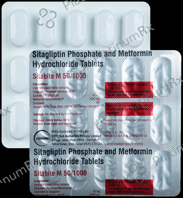 Sitabite M 50/1000 Tablet