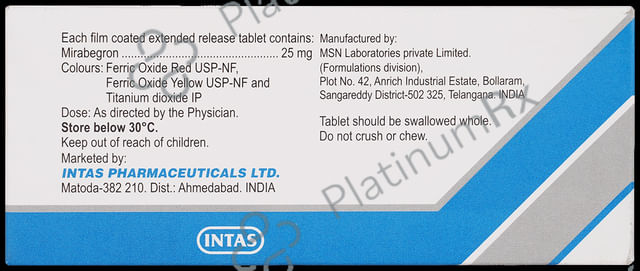 Megatas ER 25mg Tablet 10s
