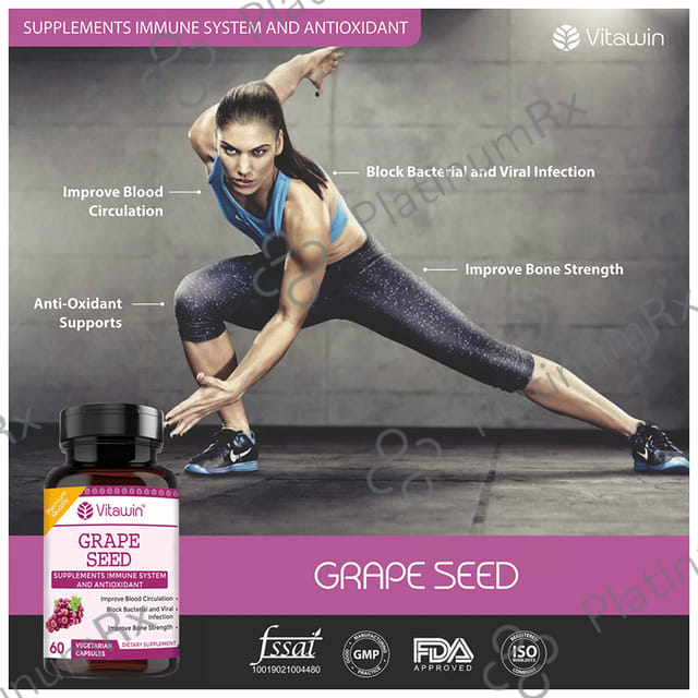 Vitawin Grape Seed Vegetarian Capsule