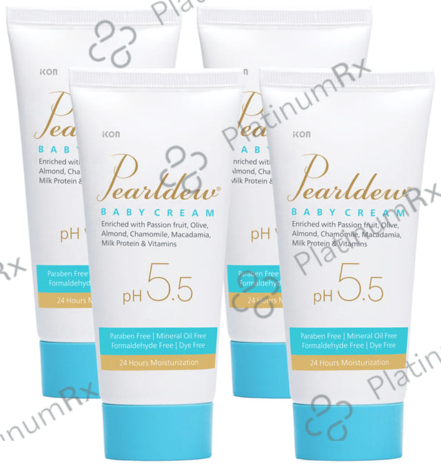 Pearldew Baby Cream (50gm Each) 4 Tubes