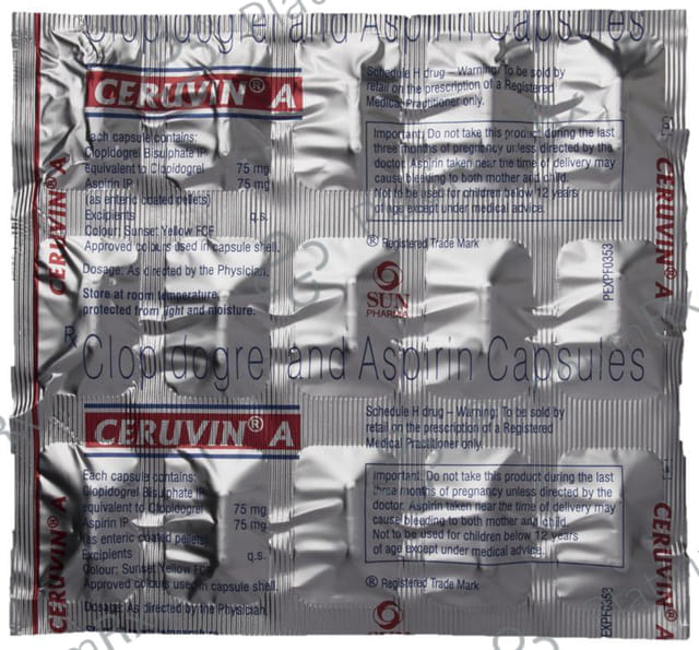 Ceruvin A 75/75mg Capsule 15s