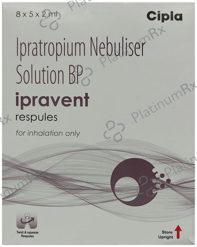 Ipravent 500mcg Respules 5X2ml