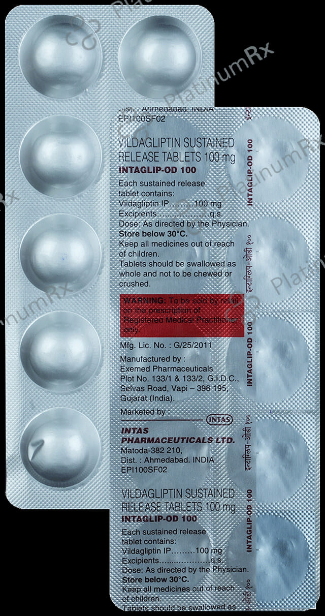Intaglip OD 100 Tablet SR