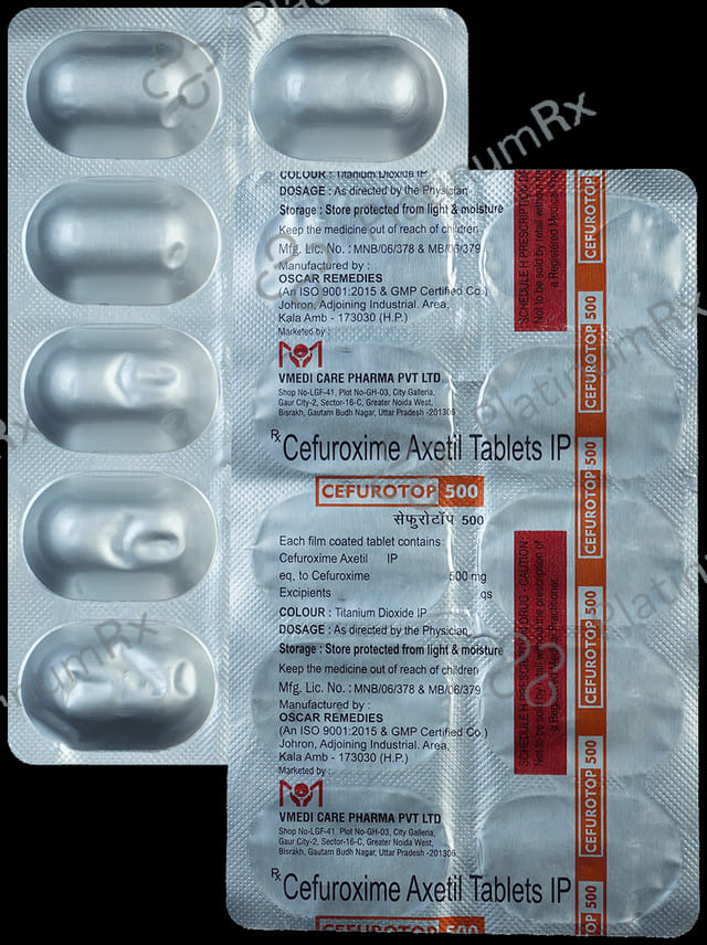 Cefurotop 500mg Tablet 10s