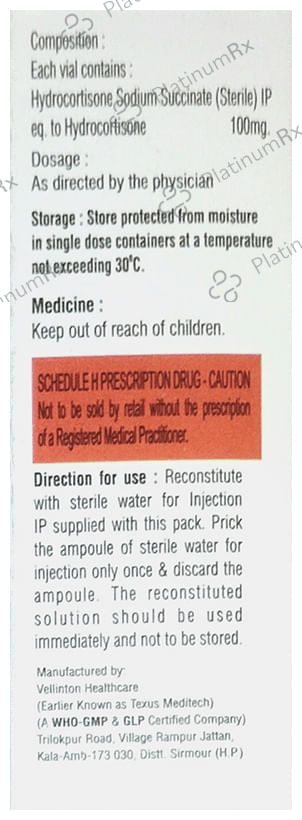 Cortsam 100mg Injection