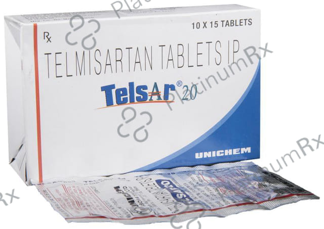 Telsar 20mg Tablet 15s