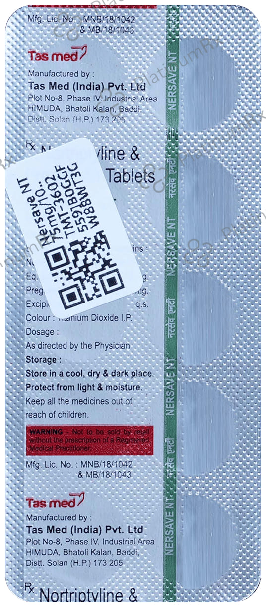 Nersave NT 75mg/10mg Tablet
