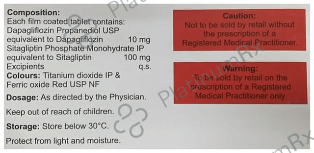 Dapalex S 10/100mg Tablet 15s