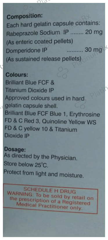 RabiPlus D 30/20mg Capsule PR 15s
