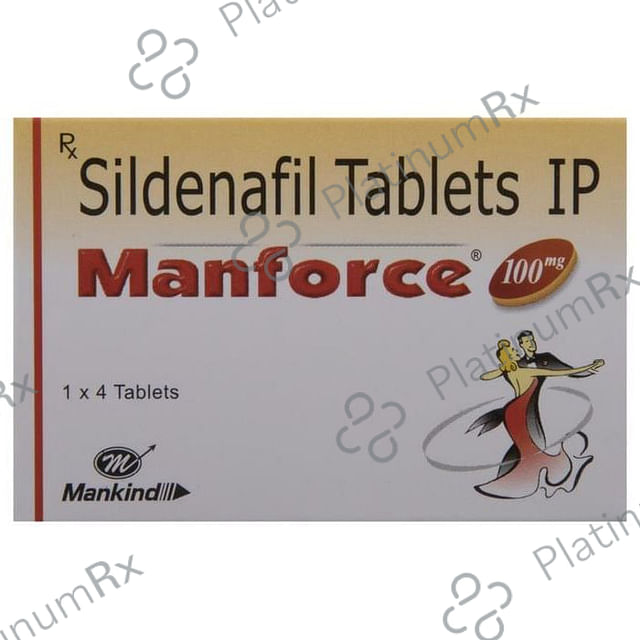 Manforce 100mg Tablet 4s