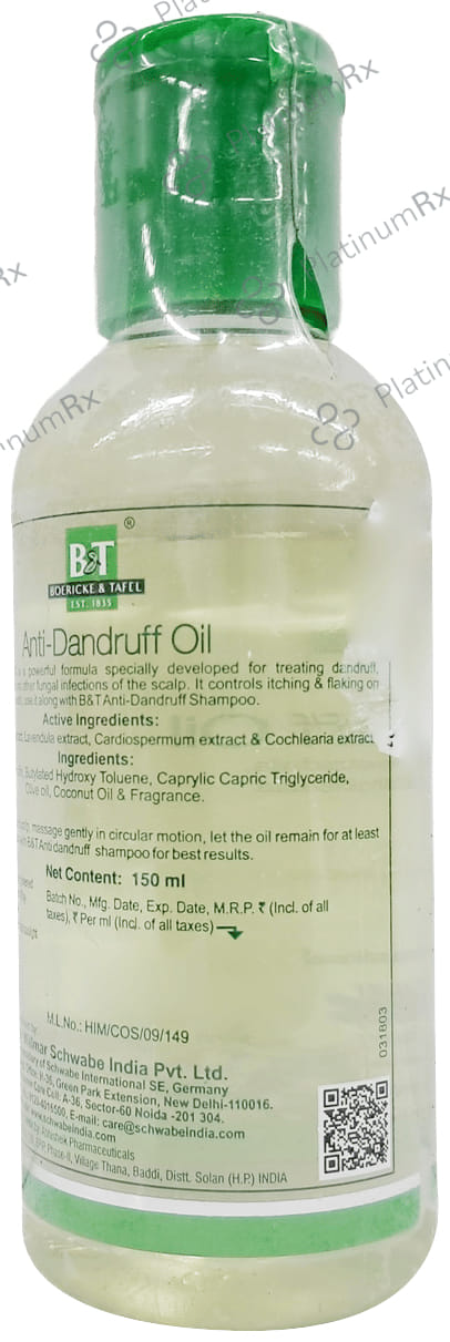 Boericke and Tafel Anti-Dandruff Oil