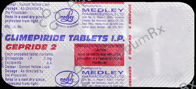 Gepride 2mg Tablet 10s