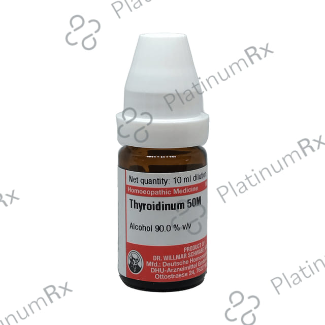 Dr Willmar Schwabe Germany Thyroidinum Dilution 50M