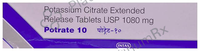 Potrate 1080mg Tablet ER 10s