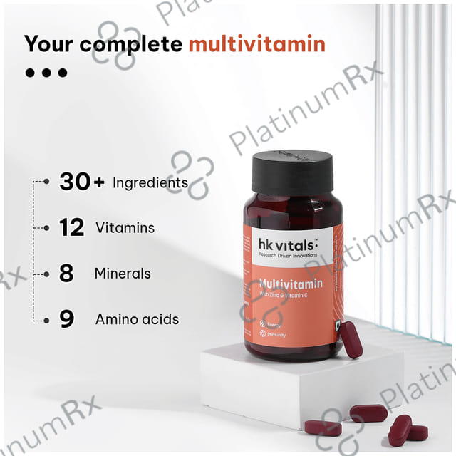 Healthkart HK Vitals Multivitamin Tablet 30s