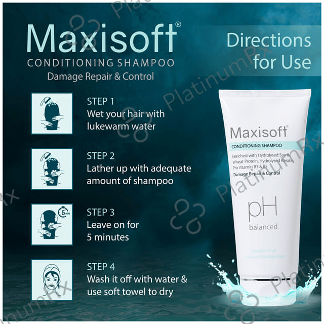 Maxisoft Conditioning Shampoo (100ml Each) 1 Tube