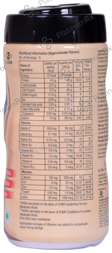 Alkem Protichem Protein Chocolate Flavour Powder 200gm