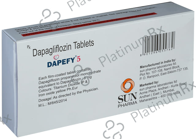 Dapefy 5mg Tablet 14s