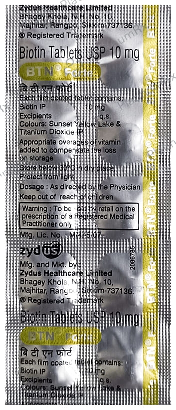 BTN Forte 10mg Tablet 10s