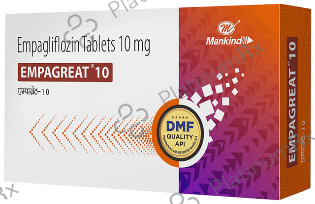 Empagreat 10mg Tablet 10s