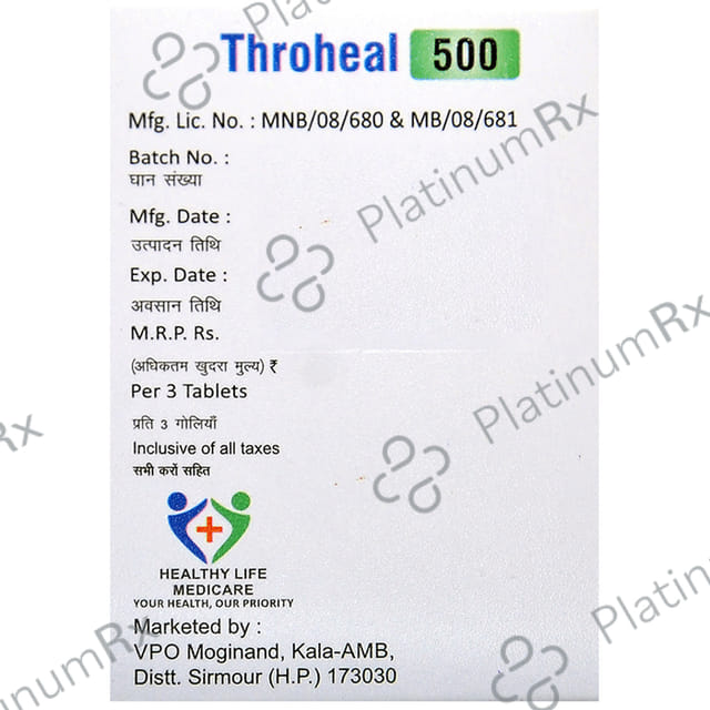 Throheal 500 Tablet