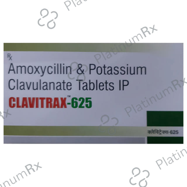Clavitrax 500/125mg Tablet 10s