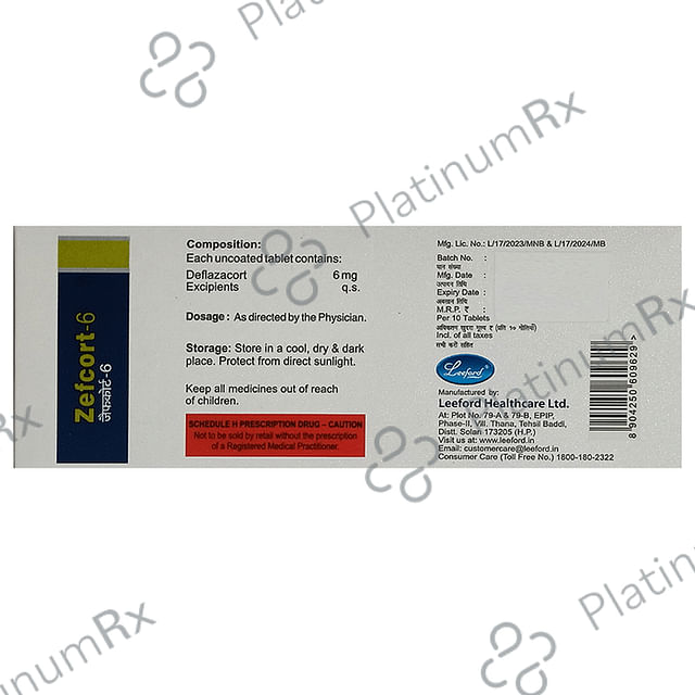 Zefcort 6 Tablet