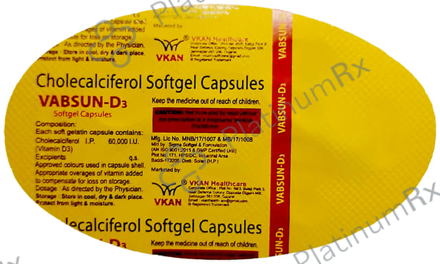Vabsun-D3 Softgel Capsules