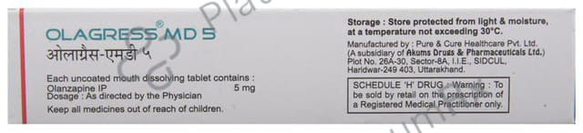 Olagress MD 5 Tablet