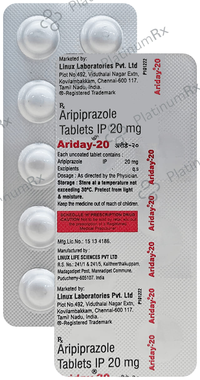 Ariday 20mg Tablet 10s