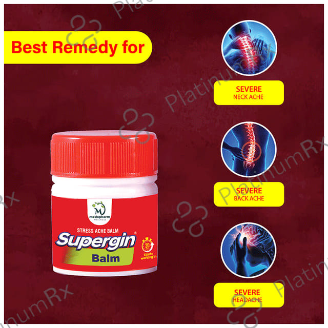 Medopharm Wellness Supergin Pain Relief Balm 12gm