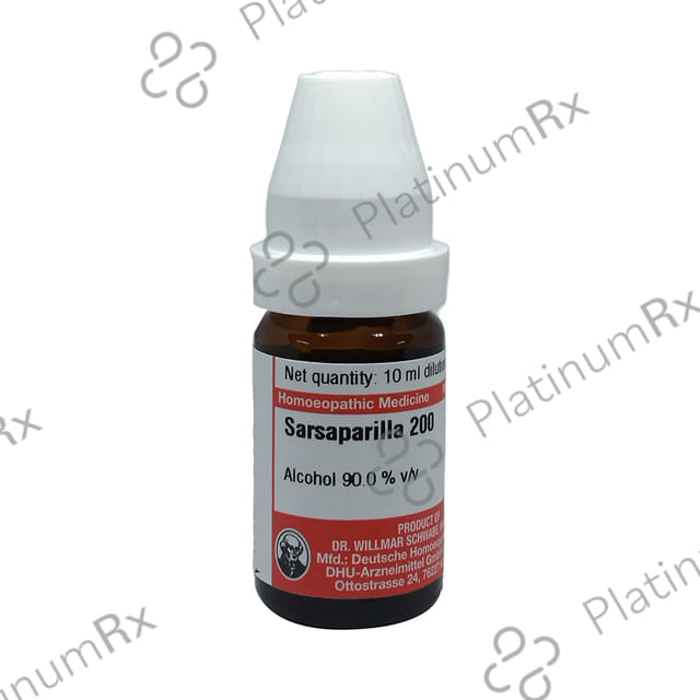 Dr Willmar Schwabe Germany Sarsaparilla Dilution 200