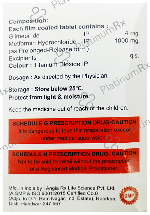 Cureglim M 4 Forte Tablet PR