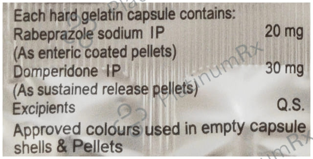 Rafron DSR 20/30mg Capsule 15s